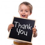 Thank you sign