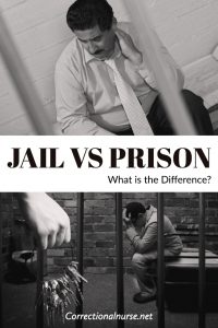 If you don't work in corrections you might not know that there is a big difference between a jail and a prison. Here are some explanation #CorrectionalNurse #CorrectionalHealth