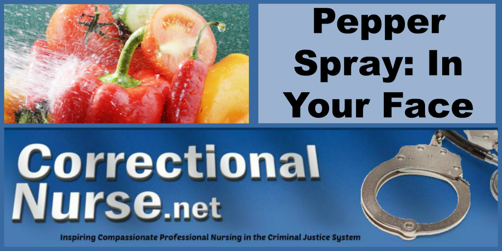 Pepper Spray In Your Face