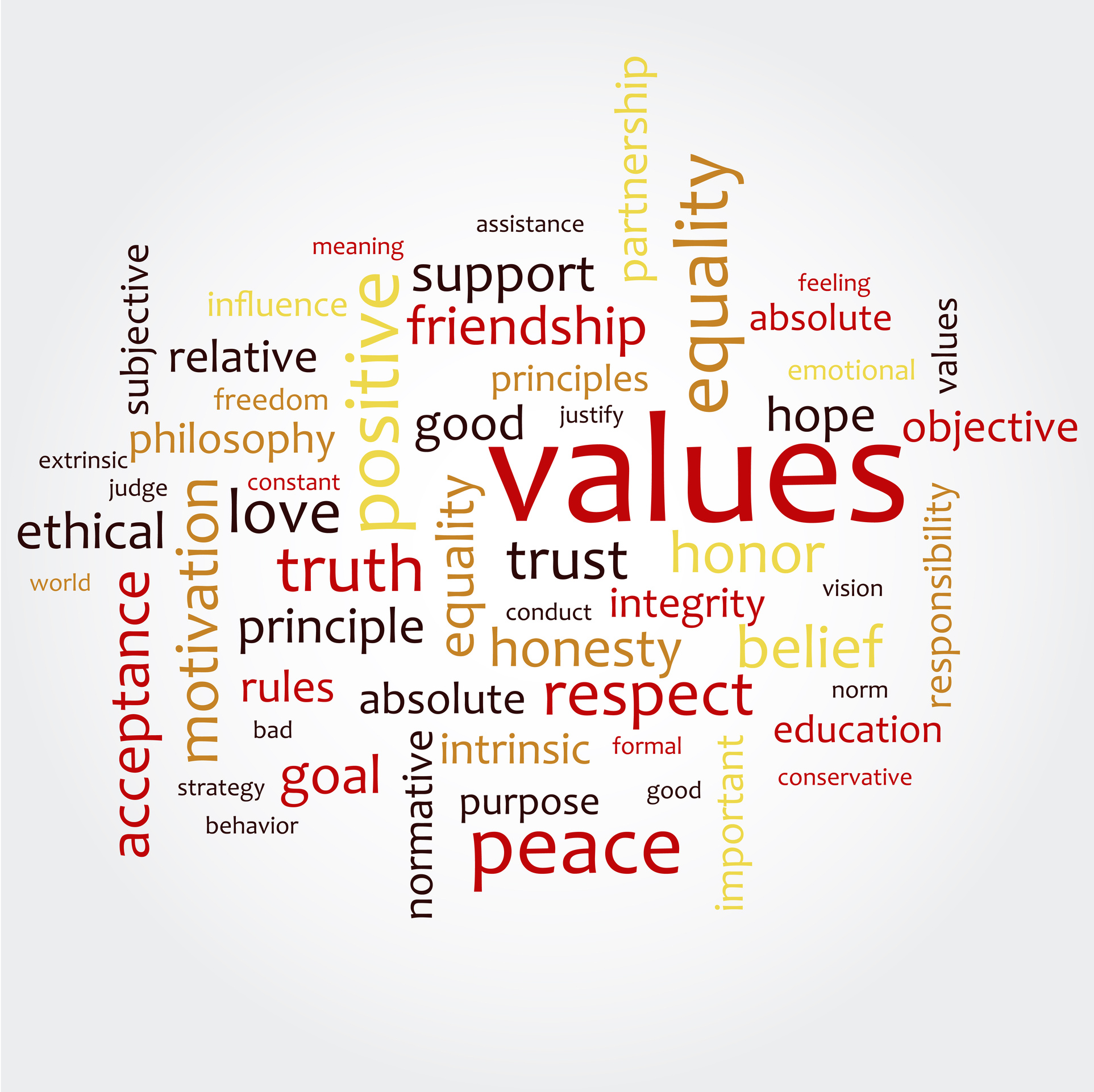 Values Word Cloud Correctional Nurse Net