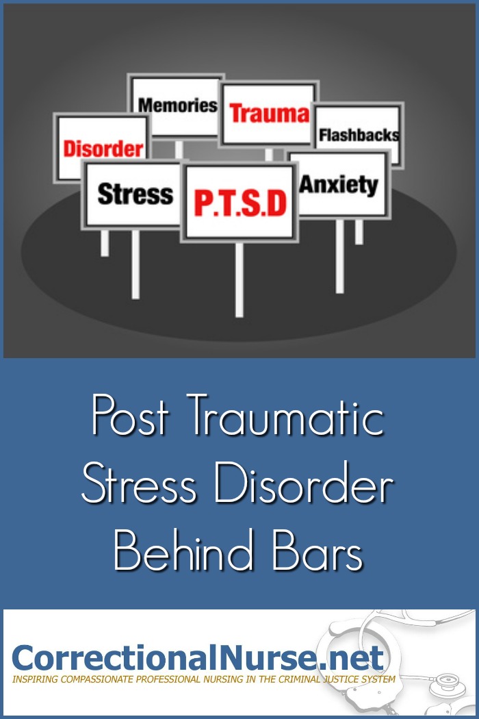 Imprisonment can lead the Post Traumatic Stress Disorder experience as some facilities have an inmate culture of intimidation, coercion, and victimization.