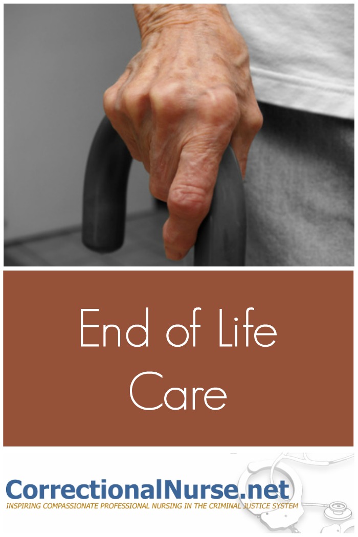 How is your correctional system handling inmates at the end of life care? Weigh in using the comment section of this post.