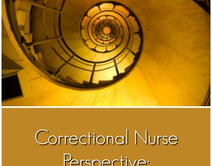 Correctional Nurse Perspective Inmate or Patient