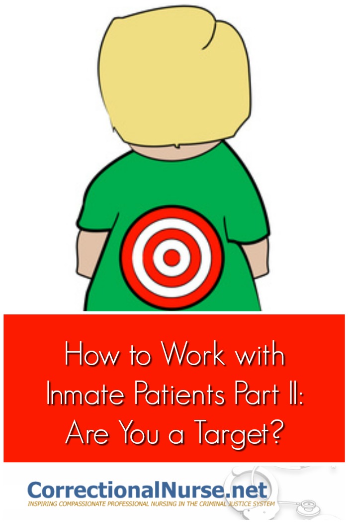  Are you a target for potential inmate manipulation?