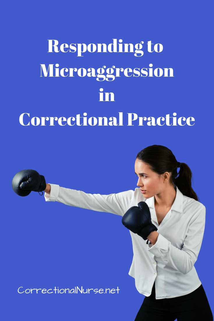 Responding to Microaggression in Correctional Practice